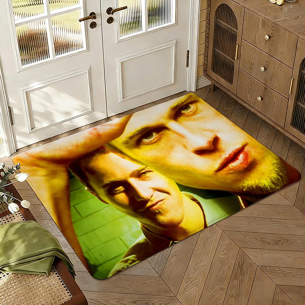 Fight Club Movie Brad Floor Mat Soft Thickened Absorbent Non-Slip Bedroom Living Room Door Mat Home Decor Flannel Rugs