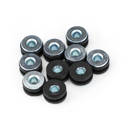 Neu 10Pcs M6 Motorrad Seite Panel Gummis/Ösen Bolzen Kit Fit Für Honda