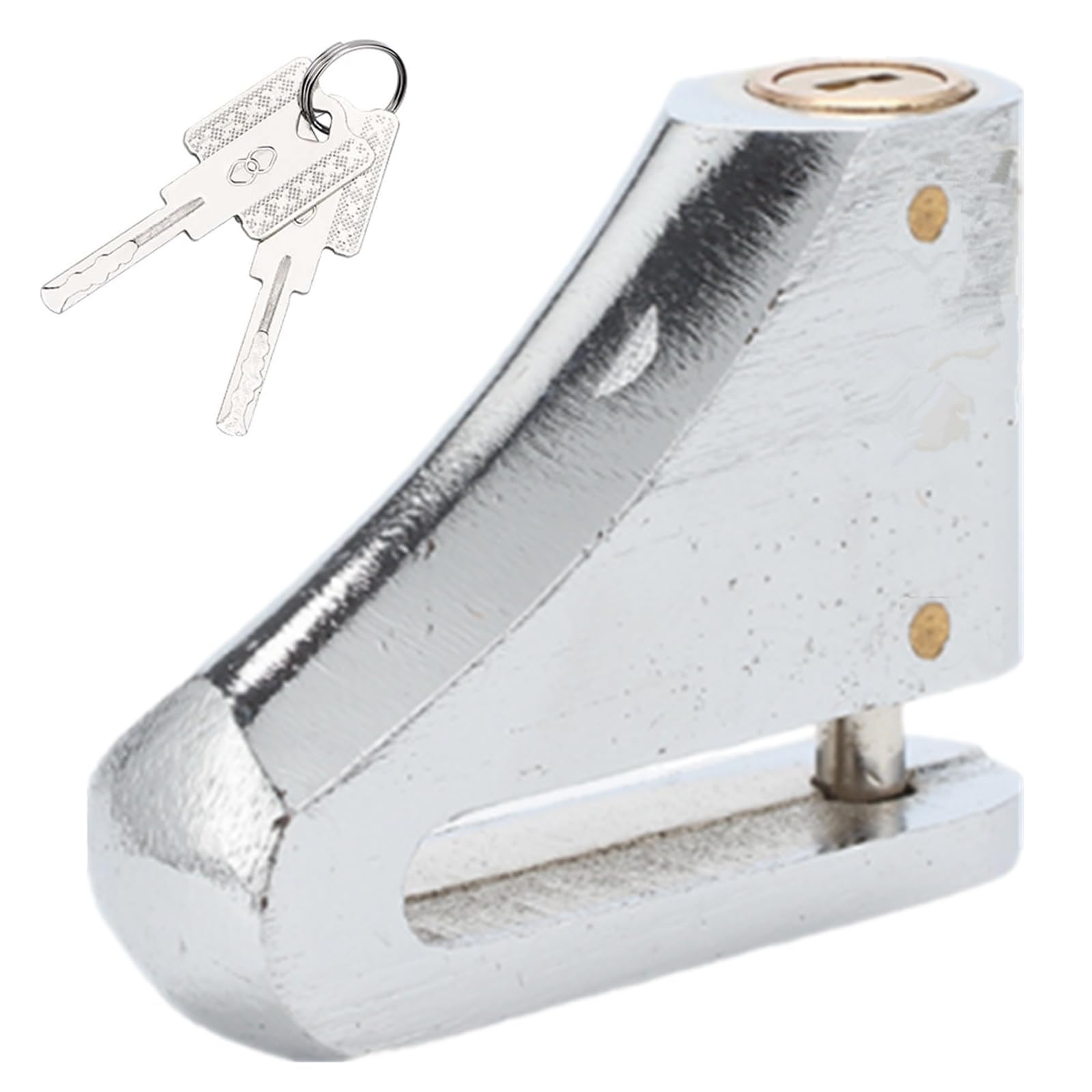 

LIKENNY Motorcycle Disc with Compatible with Disc 42mm Long and 8mm Thick Lock, Anti-Theft, Heavy-Duty, Key, Brakes, Approx.