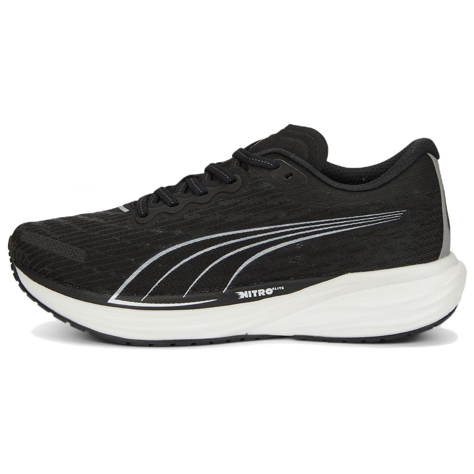 PUMA Deviate Nitro 2 Black White Men s 376807-01 EU 40