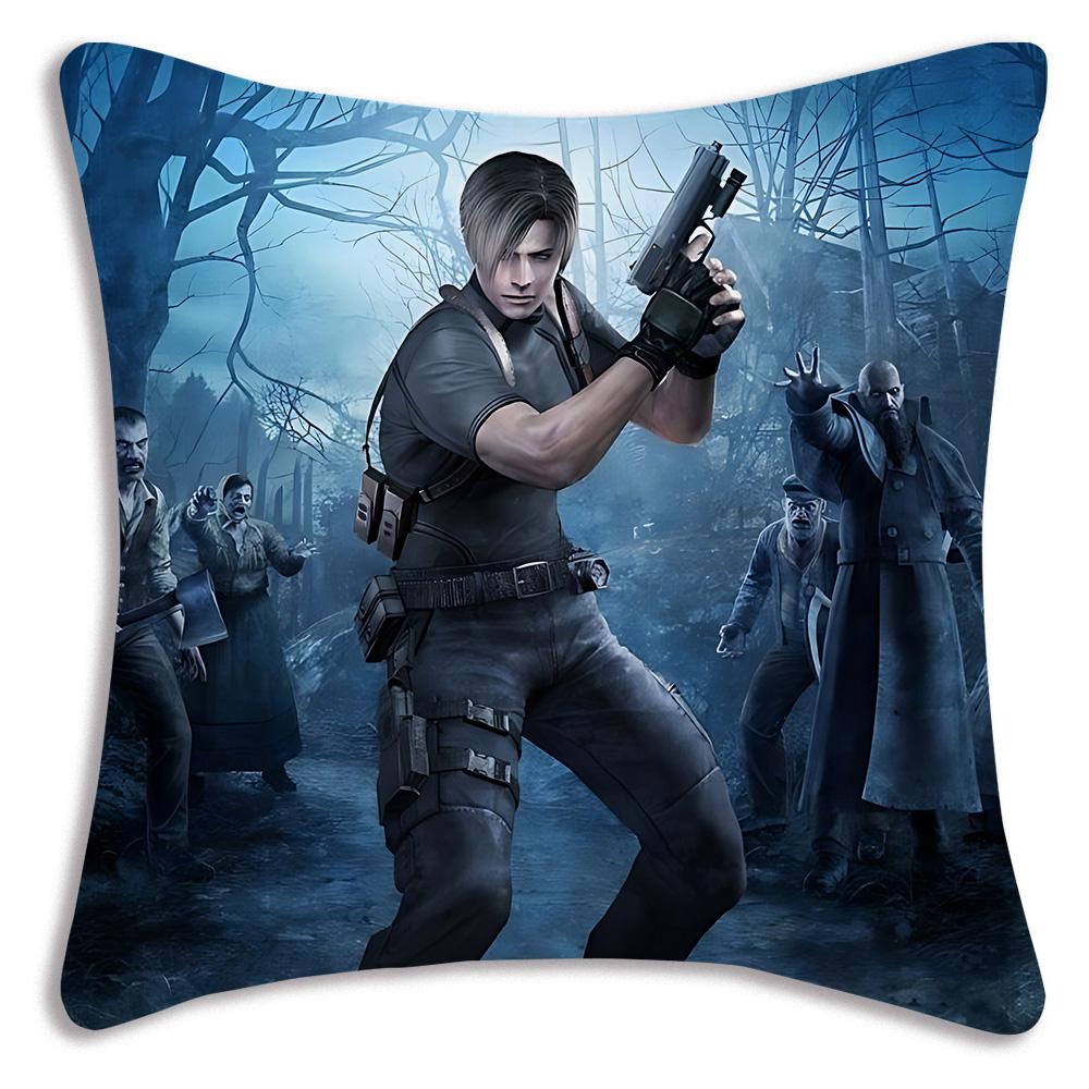 Movie ResidentS Evil Umbrellas Pillow Covers Cartoon Sofa Decorative Home Double-sided Printing Short Plush Cute Cushion Cover