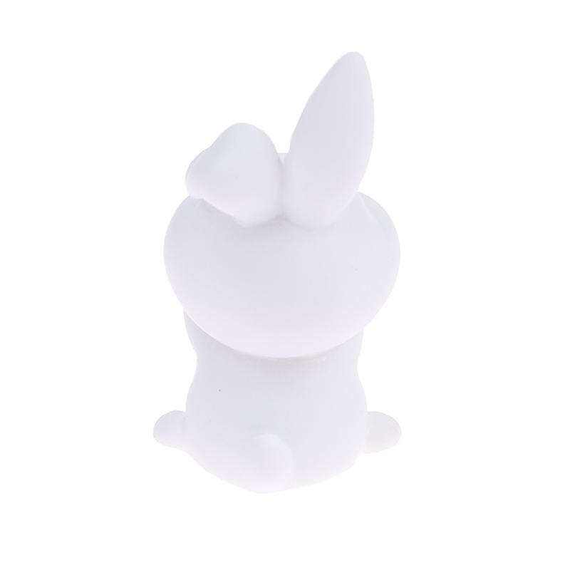 4/6Pcs/Set Cute Cartoon Auspicious Rabbit Micro Landscape Resin Crafts Diy Landscaping Decoration Home Gardening Accessories