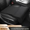 Universal Memory Foam Car Seat Leg Rest Cushion with Extended Support