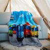 the little bus tayo printed throw blanket—lightweight,soft,warm;versatile blanket for all seasons—perfect as &air-conditioning throw,nap blanket