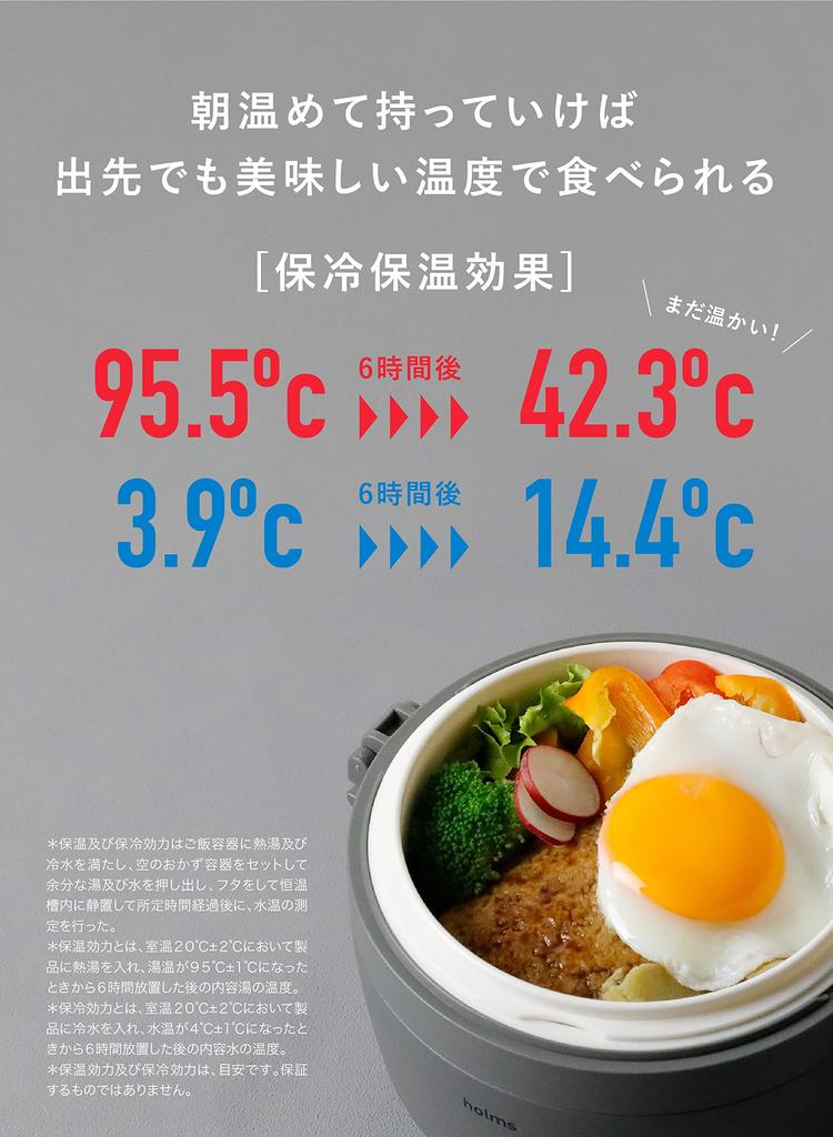 CB JAPAN Insulated Lunch Box Container Dish Container Beige Stainless Steel Vacuum Insulated Lunch Jar Holms [Rice 330ml][Side 310ml]