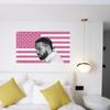 1 Stück Drake Rosa Amerikanische Flagge Wandteppich Dekoration Amerikanische Flagge Schlafzimmer Wohnzimmer Wandteppich Dekoration Studentenwohnheim Wanddekoration