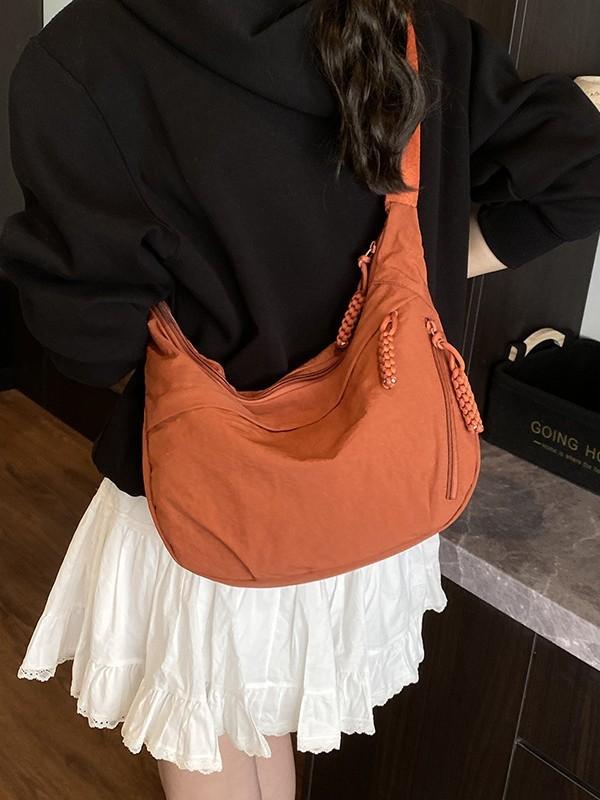 Ladies Shoulder Bag With Nylon Material For Daily Commuting And School Use