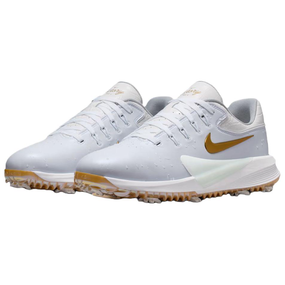 Nike Victory Pro 4 Golf Shoes Unisex White Gold IF4082-100