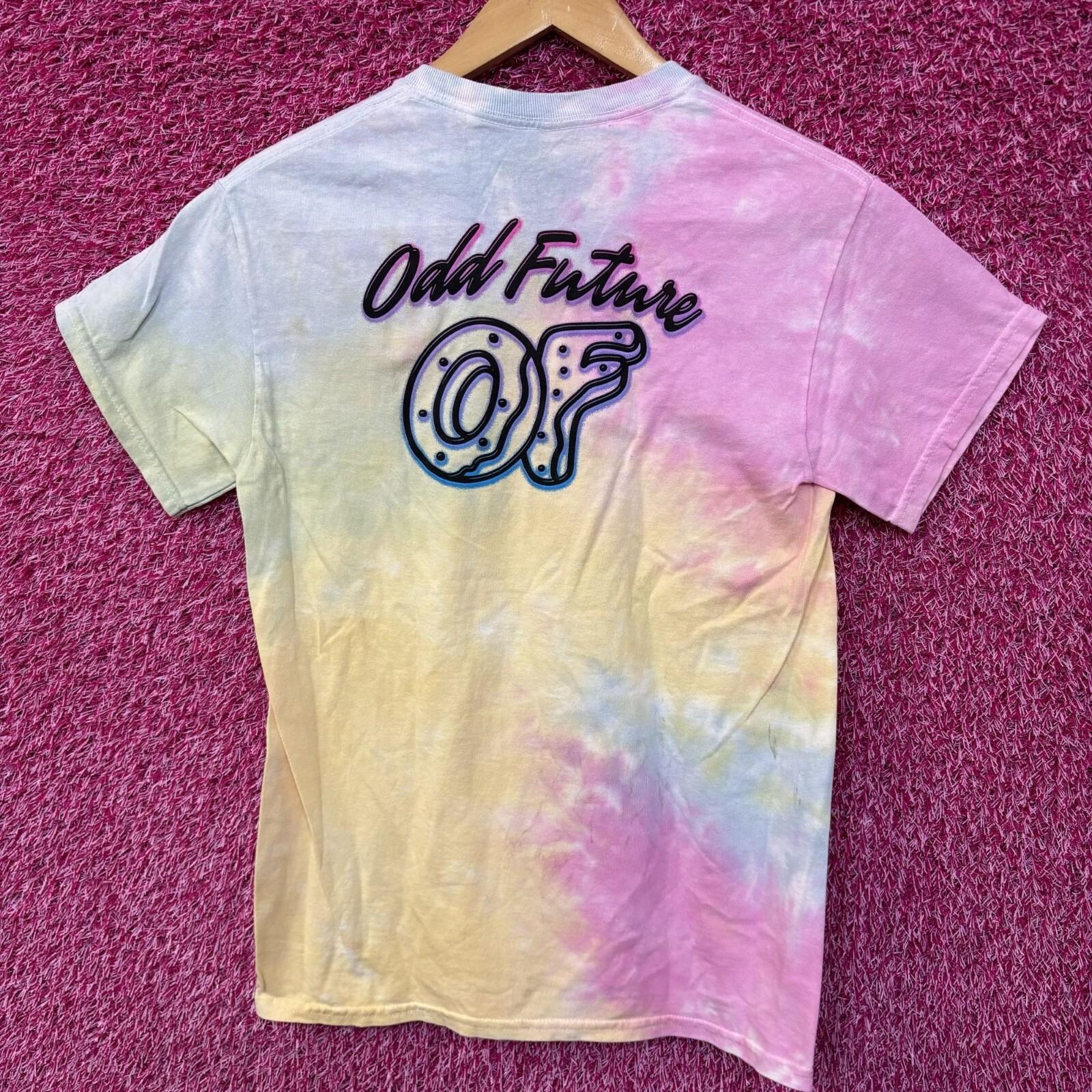 Odd Future Donut Logo tiedye Tee size small XXXXL