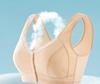 Women's Front Buckle Cotton Vest Bra - Wire-free, Plus Size for Middle-aged & Elderly Moms