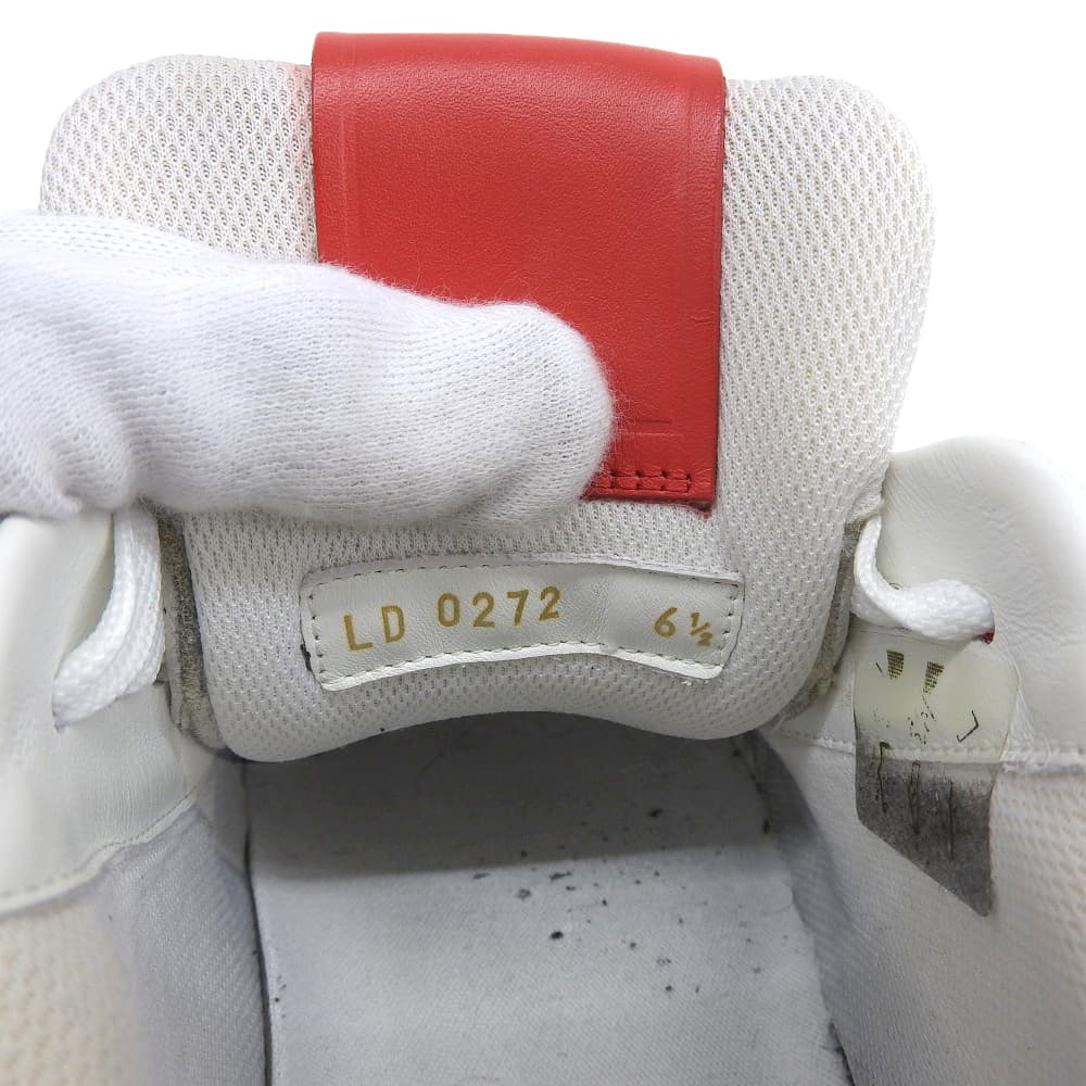Louis Vuitton Trainer Line Sneaker #54 Herren Rot x Weiß 10" 1AANFH 22 Schuhe 6.5 Rot / Weiß Gebraucht