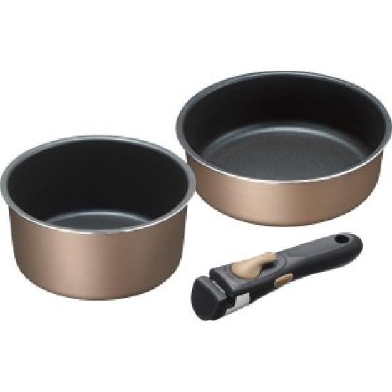 

Wahei freiz IH compatible detachable handle pot 2 pieces A MB-2438