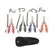 Multifunction Fishing Pliers Tools For Goods Tackle Gear Hook Recover Pliers Vise Knitting Flies Scissors Braid Set Fish Tongs