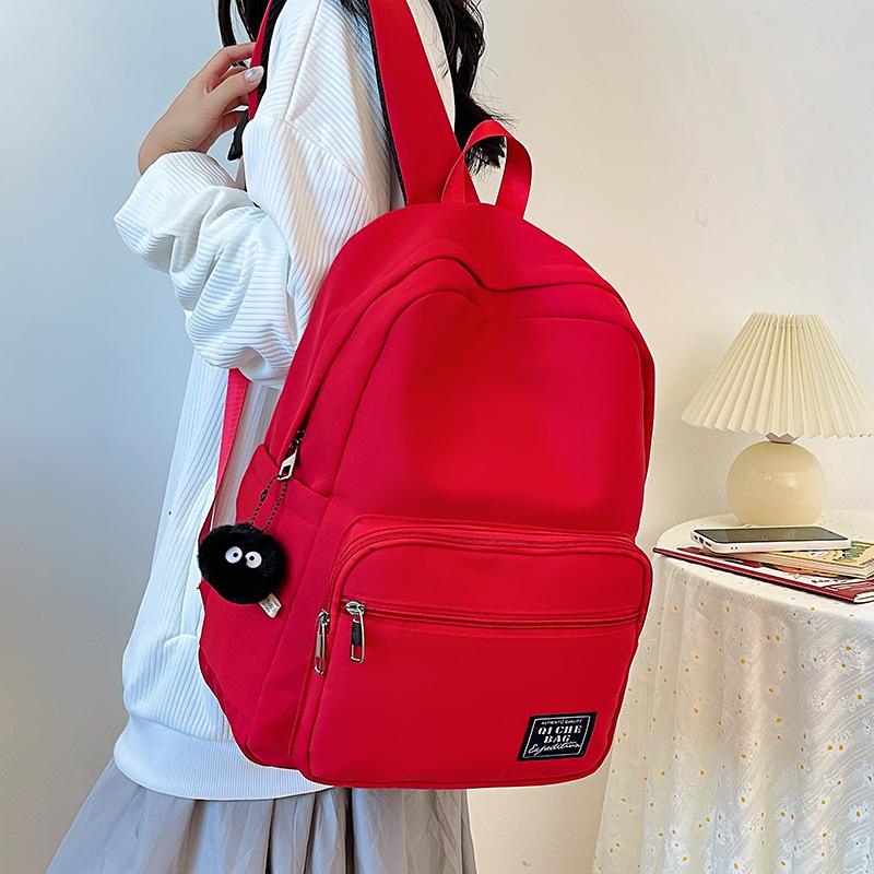 Stylish and simple female student backpack Mori Harajuku trendy ins Japanese casual large-capacity backpack men's new models