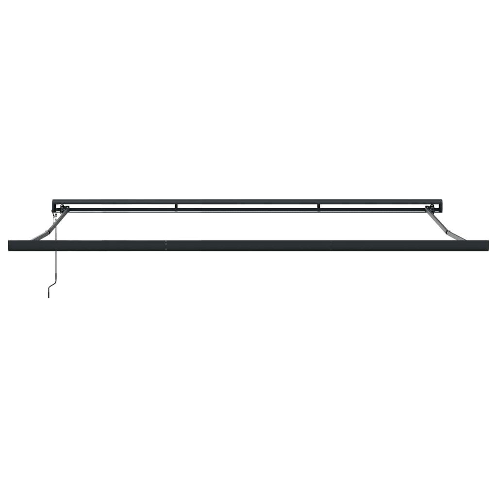 Retractable Awning Beige 400 X 300 Cm Fabric and Metal