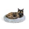 Faux Fur Cat Bed Self Warming Cozy Donut Shape Supportive Design Better Sleep Snuggle and Relaxation