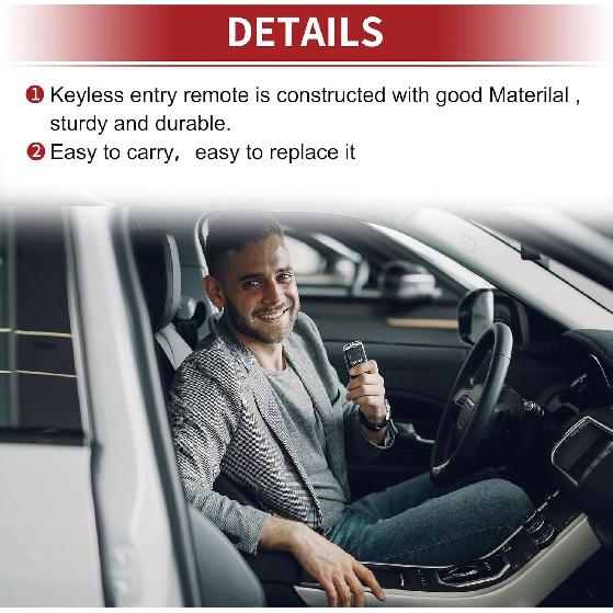 ACROPIX HYQ14FBA 314.3MHz Keyless Entry Remote Key Fob for Toyota Highlander 2017-2019 for Toyota Tacoma 2015-2019 8A Replacement Car Key