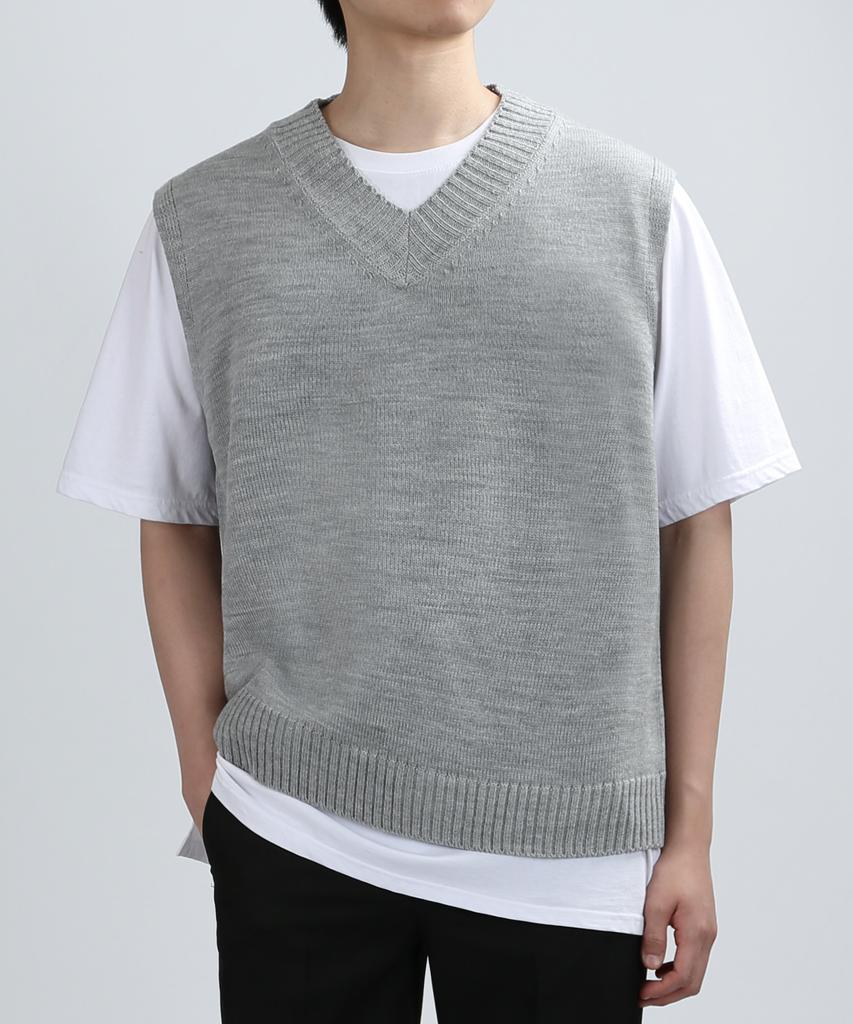 Jhonny West Dumpy Knit Vest (Melange.Gray)