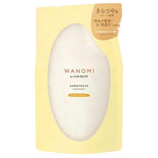 HAIR RECIPE - WANOMI Saratsuya Treatment Fresh Blossom 300g Refill