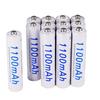 PALO 4-12pcs AAA 3A rechargeable battery ni-mh 1.2V 1100mAh + 4 slots USB smart fast charger for AA AAA battries