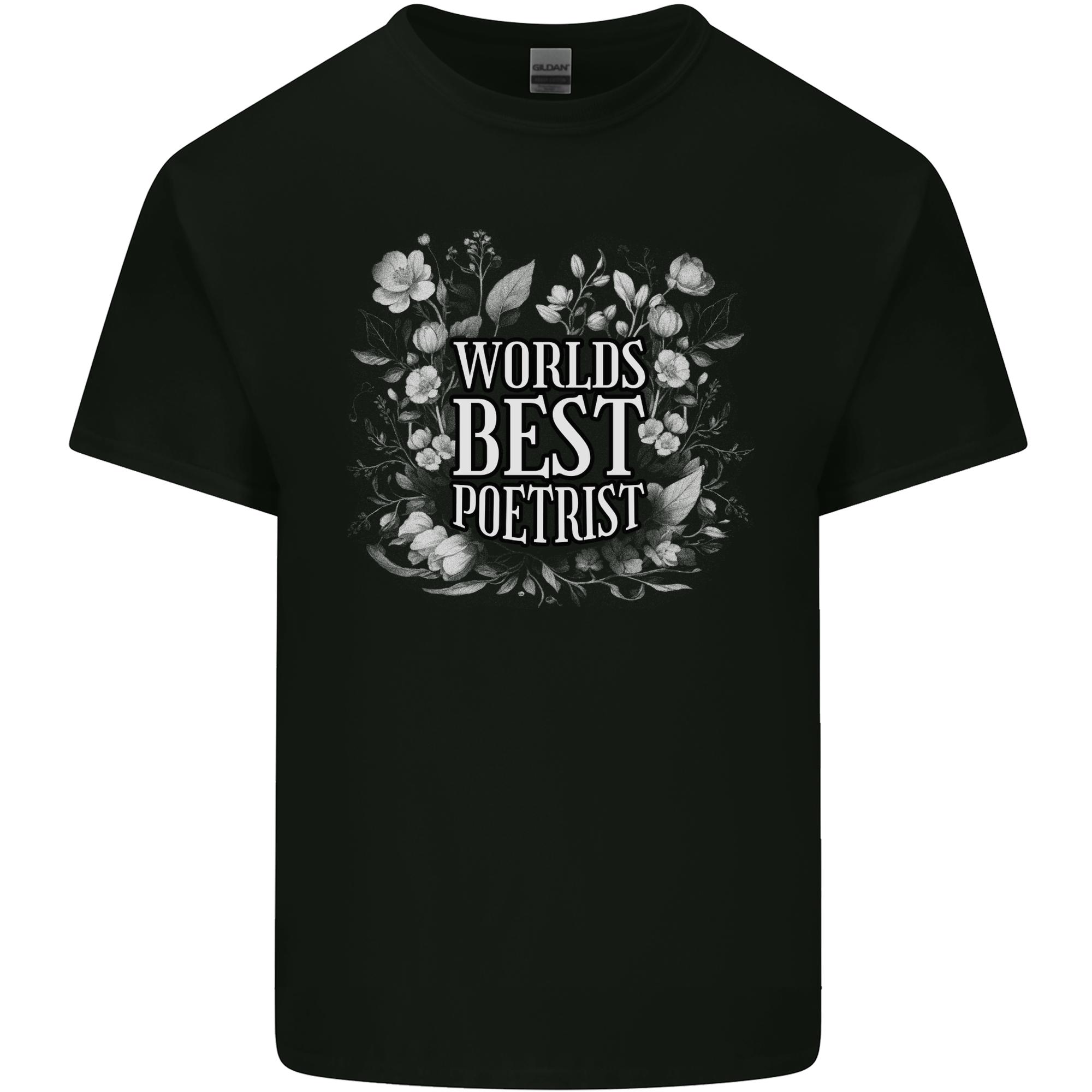 Worlds Best Poetrist Funny Poet Poetry Unisexs Light Cotton TShirt S