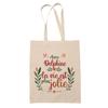 Tote Bag - PLANETEE - Life Is Prettier - Jute - Printed In France - Eco-responsible, Sturdy Handles