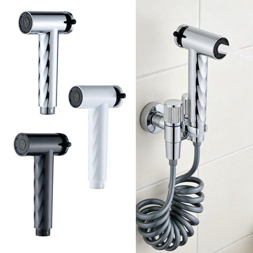 High Pressure Bidet Sprayer Plastic Toilet Sprayer Portable Water Sprayer Modern Bathroom