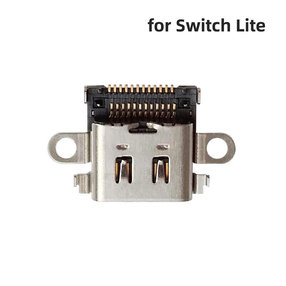 Replacement Type C Port Charging Port for Nintendo Switch/OLED/Lite Console USB Charger Socket Connector Part for Switch Lite