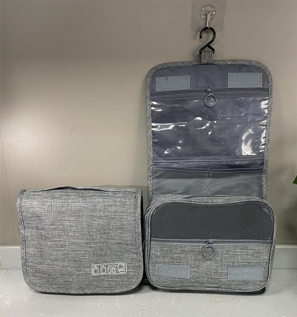 Large Capacity Travel Toiletry Bag Hanging Wet Dry Separation Cosmetic Organizer for Men Women Business Trip CLE