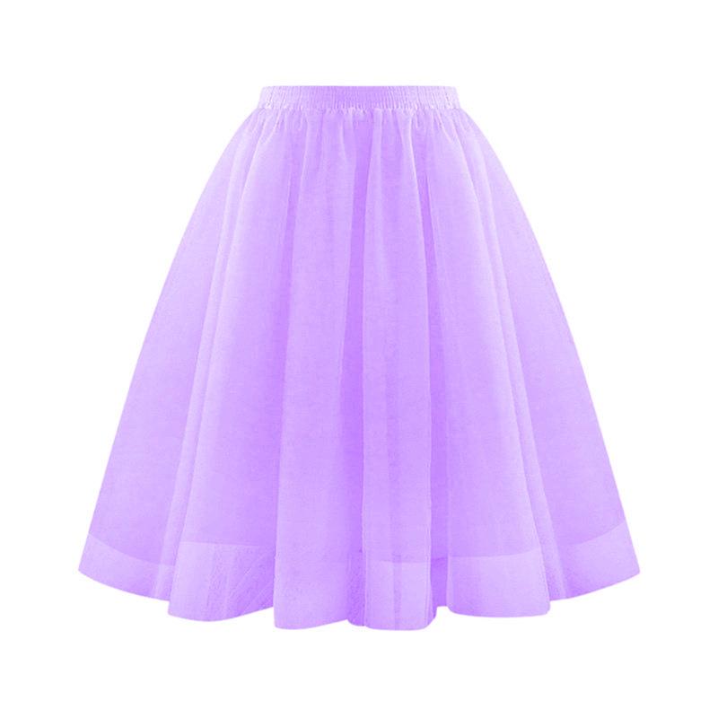 Women’s Skirts Spring Summer Trendy Fairy-style Plus-size Tulle Puff-skirt Plus-size Slimming Fluffy Layered Tulle Tutu Skirt