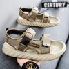 Fashion 2025 Summer New Men's Lightweight Thick Bottom Sandals Fashionable Outdoor Men's Sports Comfortable Anti Slip Beach Shoes