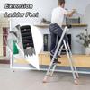 Leiterfüße Aluminium Anti-Rutsch Reparaturwerkzeug Ausziehleiter Ersatz für Dachboden Dach Treppen Werkbank Bohren Pflücken Arbeit Haus