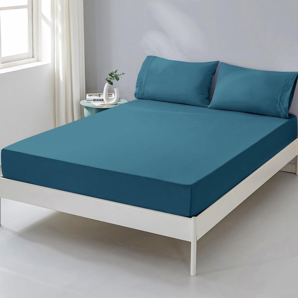 Flower And Plant Pattern Bed Hat Three-Piece Digital Printing Bedding Bed Hat Three-Piece Set Children And Adults