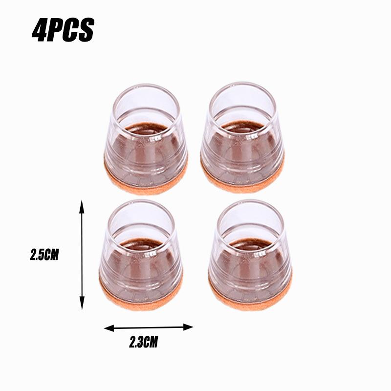 1/4 tk Toolijalg Kummist jalakatted Kaitsepadjad Libisemisvastased Mööbli Lauakatted Sisekodu jaoks Välisõue Aiakontor