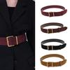 Retro Frosted Leather Wide Waist Belt: Versatile Autumn/Winter Accessory with Simple, High-End Fashion Appeal for Suit Coats