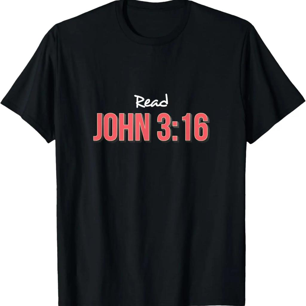 Read Book of John, Christian Faith Bible Verse T-Shirt