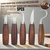 Heavy-Duty Carbon Steel Carving Knife Set, Exquisite And Durable Carving Tools, Woodworking Tool Set