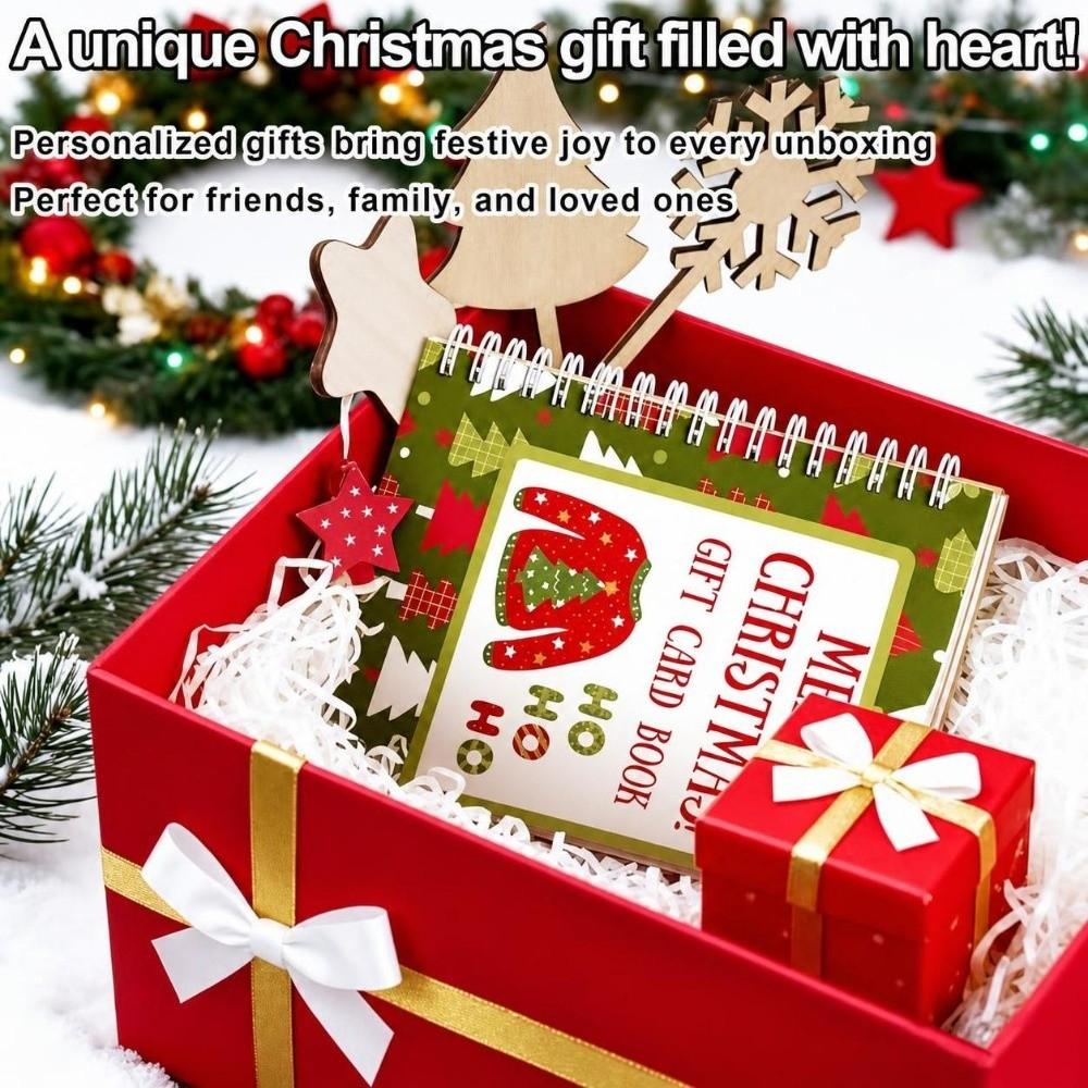 Christmas Theme Gift Card Book Booklet Format Christmas Gift Card Holder Gift Card Organizer Teens