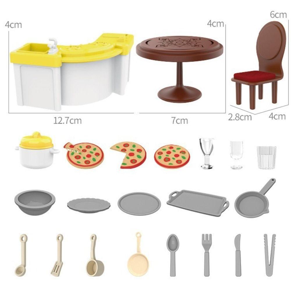 DIY Simulation Furniture Multi Style Micro Model Cartoon Miniature Furniture  Kids