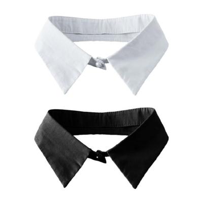 Shirt Laple Shawl for Lady Girl Shawl Faux Collar Delicate Collar White