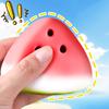 Watermelon Slice Slow-Rising Squeeze Toy Soft TPR Fidget for Stress Relief Cute Fruit-Shaped Decompression Gadget for Kids Adults