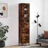 Vidaxl Tall Cabinet, Smoked Oak, 34.5X34X180 Cm