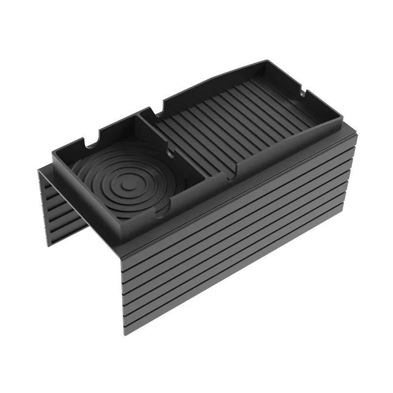 

Silicone Sofa Cup Holder Tray Armrest Table Organizer Beverage Coffee Coasters Snack Plate Caddy Multi Functional Storage Box чёрный