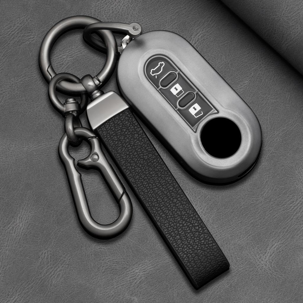 Tpu Car Key Case Cover For Fiat Ducato 500 500L Panda Grande Punto Lancia Musa Auto Shell Fob Car Keychain Accessories