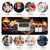 1PC Valhalla Flame Large Durable Mouse Pad Suitable for Office Desks, Gaming Desktops.Non-Slip Back P54