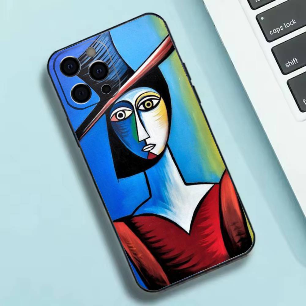 Picasso Abstract Art Painting  Phone Case Silicone Soft For IPhone 17 16 15 14 13 12 11 X XR Plus Pro Max Plus