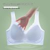 Women's Seamless Ice Silk Bra - Small Bust Support, U-Back Design, Thin Straps, Wireless, Summer Cooling.