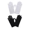 Hot Sale 1 Pair Cotton Gloves Khan Cloth Solid Gloves Rituals Play White /black Gloves