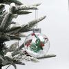8cm Transparent and Drop-Resistant Colorful Christmas Ball Ornaments - Set of 24 for Tree and Window Decorations