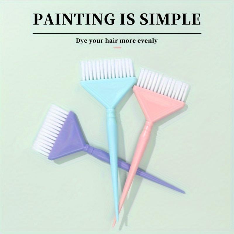 Profesjonalny Salonowy Grzebień do Farbowania Włosów z Nylonowym Włosiem, Spiczasty Ogon do Precyzyjnej Aplikacji, Grzebień do Modelowania Fryzjerski i Narzędzia do Trwałej Ondulacji